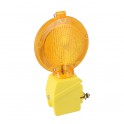 Lampe de chantier jaune avec diffuseur acrylique